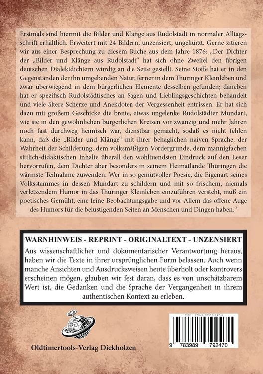 Produktbild: Bilder und Kl&auml;nge aus Rudolstadt in Volksmundart