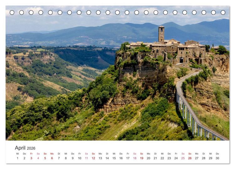 Produktbild: Italien, eine einzigartige Fotoreise (Tischkalender 2026 DIN A5 quer), CALVENDO Monatskalender