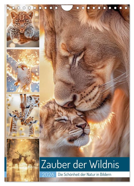 Produktbild: Zauber der Wildnis (Wandkalender 2026 DIN A4 hoch), CALVENDO Monatskalender