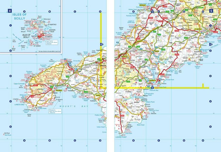 Produktbild: A -Z Great Britain Super Scale Road Atlas 2027 (A3 Spiral)