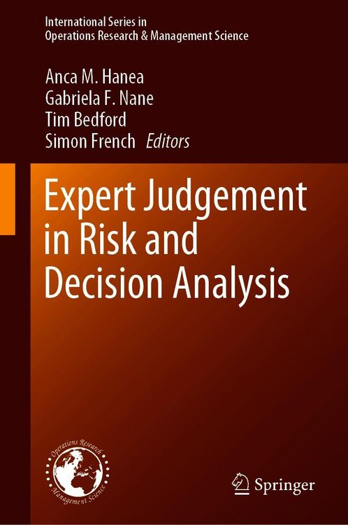 Produktbild: Expert Judgement in Risk and Decision Analysis