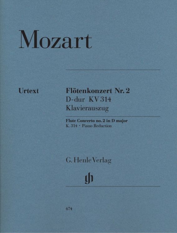 Produktbild: Wolfgang Amadeus Mozart - Fl&ouml;tenkonzert Nr. 2 D-dur KV 314