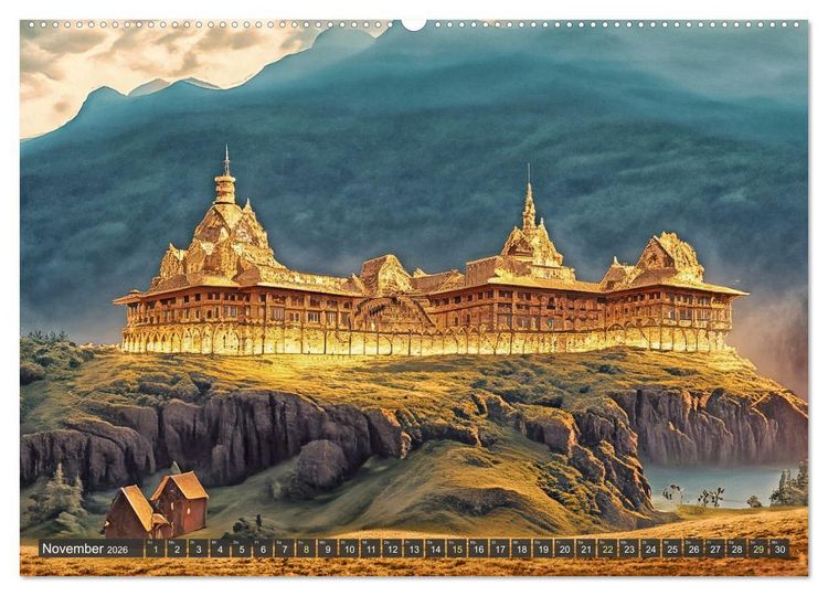 Produktbild: Pl&auml;tze zum Tr&auml;umen (Wandkalender 2026 DIN A2 quer), CALVENDO Monatskalender
