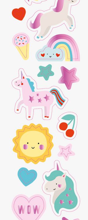 500 Stück Tier-Aufkleber (Einhorn & Mehr) – Motivierende Sticker Für Kinder, Belohnung, Party & Deko