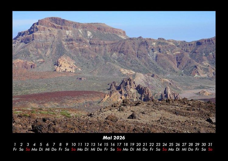 Produktbild: Bergige Welten 2026 Fotokalender DIN A3