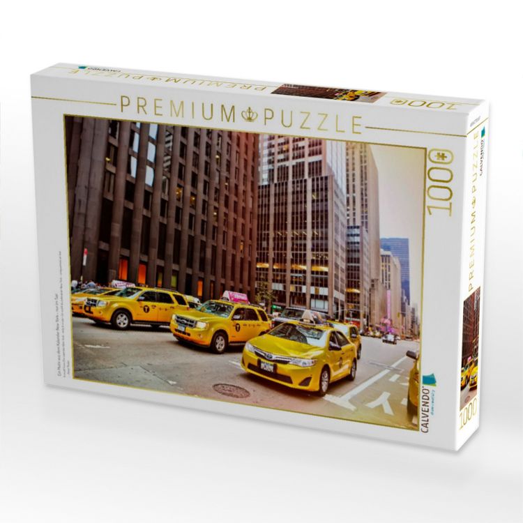 Produktbild: CALVENDO Puzzle Ein Motiv aus dem Kalender New York - nur im Taxi | 1000 Teile Lege-Gr&ouml;&szlig;e 64x48cm Foto-Puzzle f&uuml;r gl&uuml;ckliche Stunden