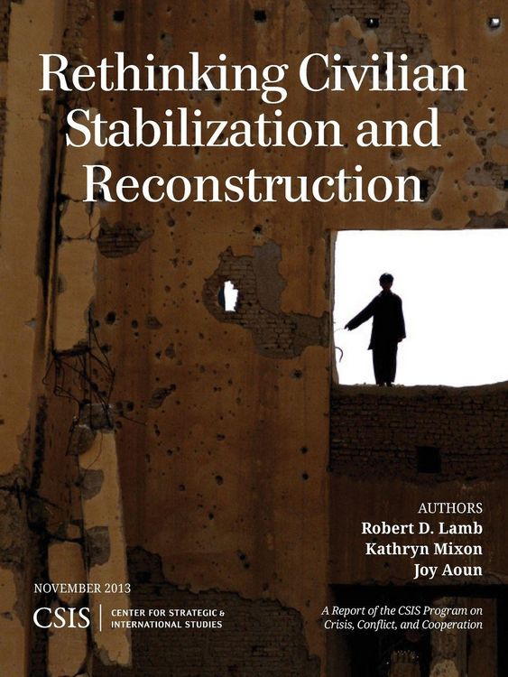 Produktbild: Rethinking Civilian Stabilization and Reconstruction