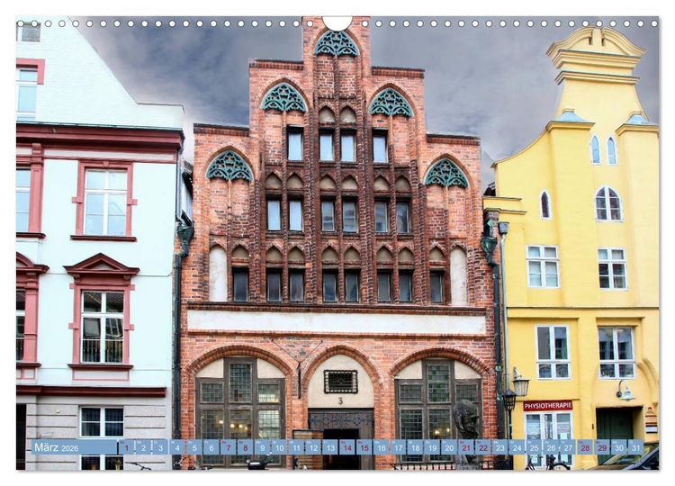Produktbild: Stralsund und die Boddenlandschaft (Wandkalender 2026 DIN A3 quer), CALVENDO Monatskalender