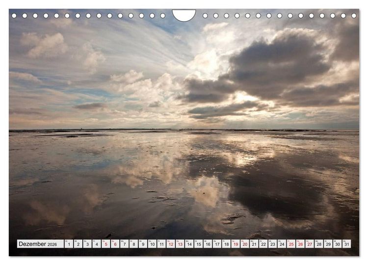 Produktbild: Schleswig-Holstein - Nordfriesland (Wandkalender 2026 DIN A4 quer), CALVENDO Monatskalender
