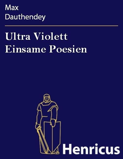 Produktbild: Ultra Violett Einsame Poesien