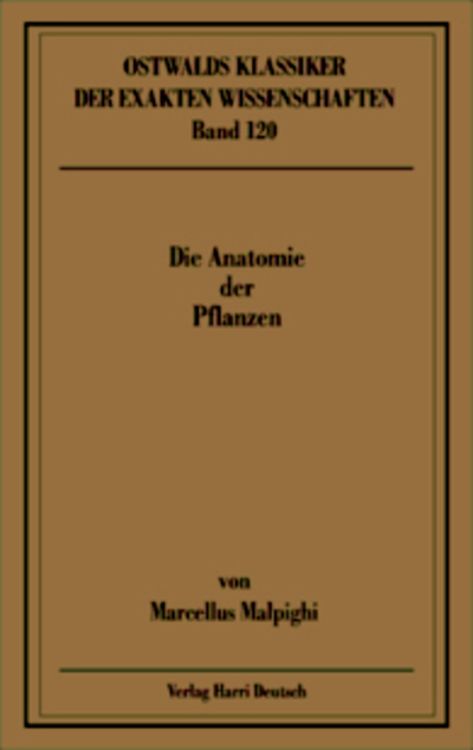 Bild vom Artikel Die Anatomie der Pflanzen (Malpighi) vom Autor Marcello Malpighi