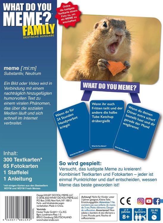 Produktbild: What Do You Meme: What Do You Meme - Family Edition (DE)