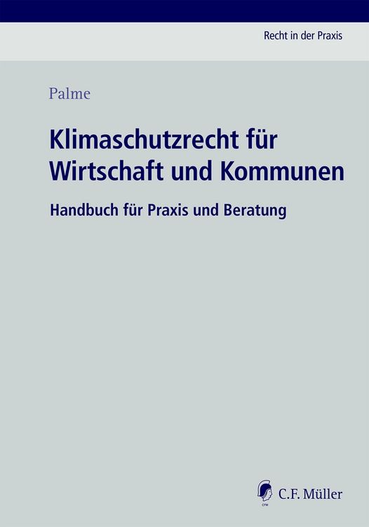 Produktbild: Klimaschutzrecht f&uuml;r Wirtschaft und Kommunen
