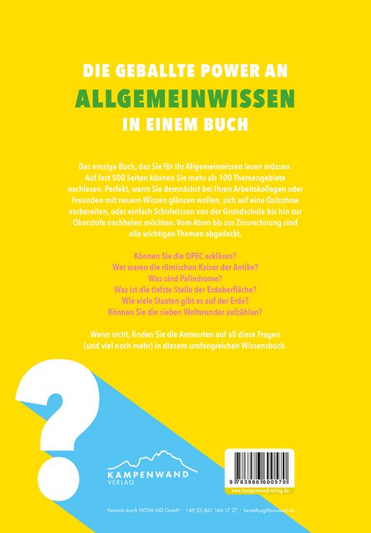 Produktbild: Muss man das wissen?