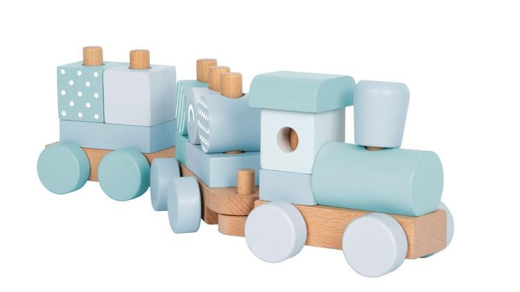 Produktbild: Holzzug blau