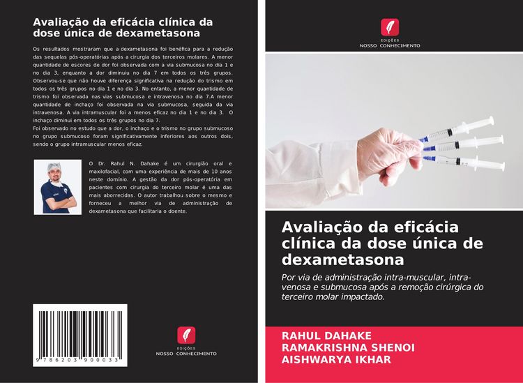 Produktbild: Avalia&ccedil;&atilde;o da efic&aacute;cia cl&iacute;nica da dose &uacute;nica de dexametasona