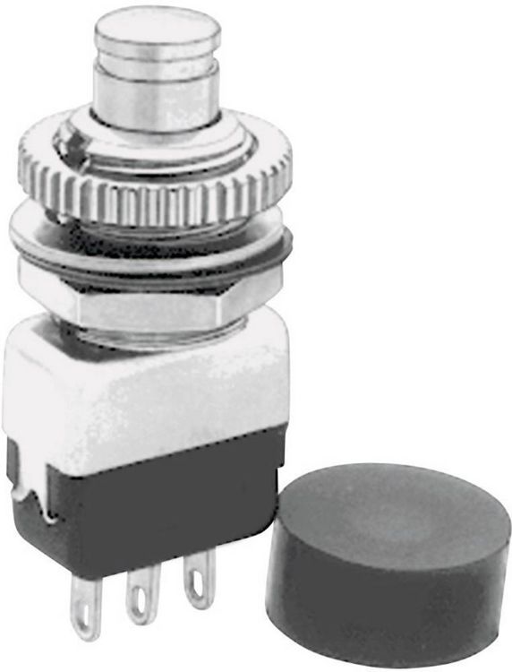 Produktbild: APEM 104350003 104350003 Drucktaster 220 V/AC 2A 1 x Ein/(Aus) tastend 1St.