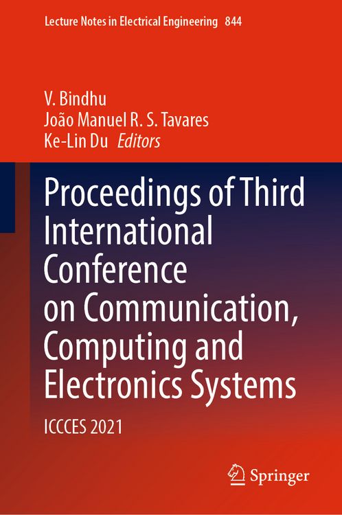 Produktbild: Proceedings of Third International Conference on Communication, Computing and Electronics Systems