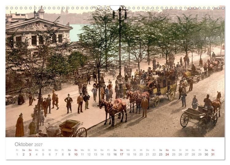 Produktbild: Deutschland um 1900 (Wandkalender 2027 DIN A3 quer), CALVENDO Monatskalender