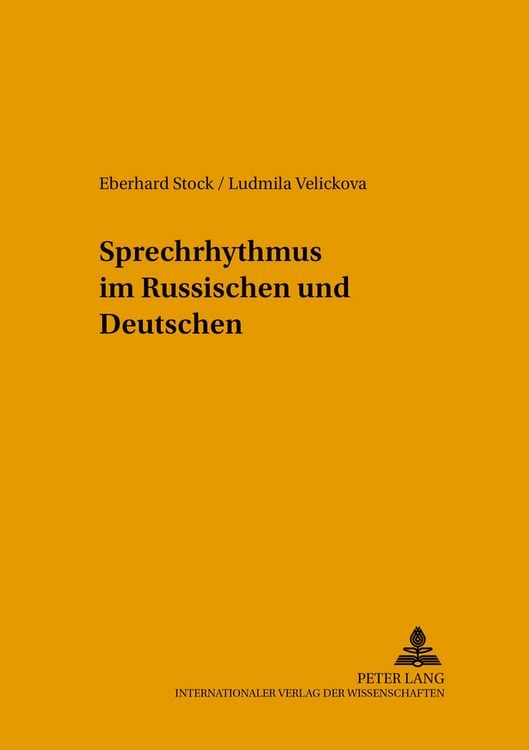 Produktbild: Sprechrhythmus im Russischen und Deutschen