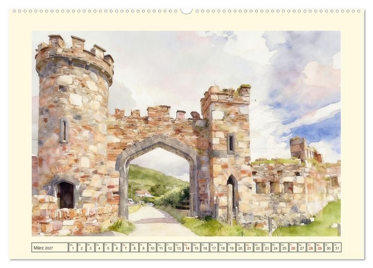 Produktbild: Irland - Spektakul&auml;re Natur und Geschichte (Wandkalender 2027 DIN A2 quer), CALVENDO Monatskalender