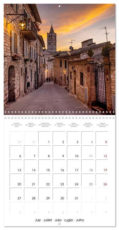 Produktbild: Assisi - Medieval Heart of Italy (Wall Calendar 2026 12 &times; 12 Inch) CALVENDO 12 Month Wall Calendar