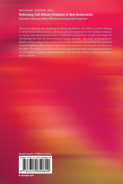Produktbild: Reforming Civil-Military Relations in New Democracies