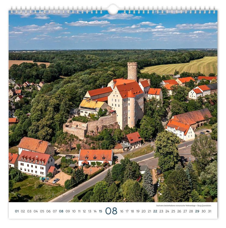 Produktbild: Kalender Burgen und Schl&ouml;sser Sachsen 2027