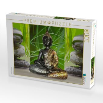 Produktbild: CALVENDO Puzzle Buddha und Yin Yang | 1000 Teile Lege-Gr&ouml;&szlig;e 64x48cm Foto-Puzzle f&uuml;r gl&uuml;ckliche Stunden