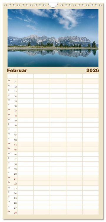 Produktbild: Familienplaner 2026 - Magic Places - Sehnsuchtsorte nah und fern mit 5 Spalten (Wandkalender, 21 x 45 cm) CALVENDO
