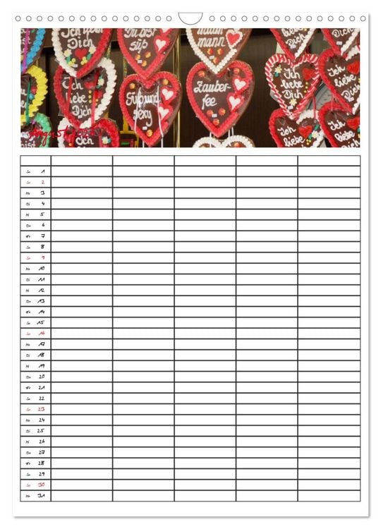 Produktbild: FOOD -Familienkalender (Wandkalender 2026 DIN A3 hoch), CALVENDO Monatskalender