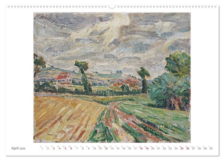 Produktbild: Landschaft im Licht. Daniel Wohlgemuth 1876-1967 (Wandkalender 2026 DIN A2 quer), CALVENDO Monatskalender