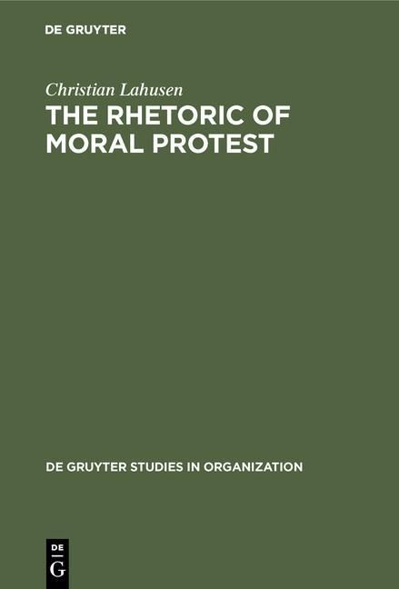 Produktbild: The Rhetoric of Moral Protest