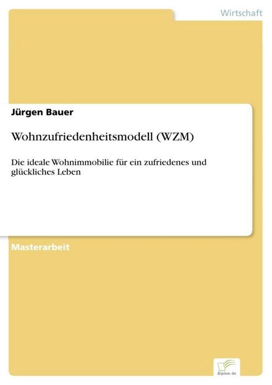 Produktbild: Wohnzufriedenheitsmodell (WZM)
