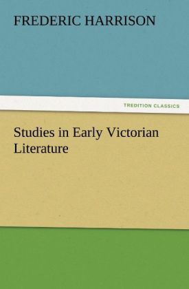 Produktbild: Studies in Early Victorian Literature