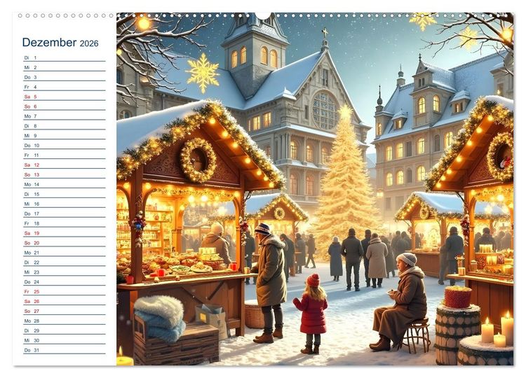 Produktbild: Boarisch durchs Jahr - Feste Br&auml;uche und Lebenslust (Wandkalender 2026 DIN A2 quer), CALVENDO Monatskalender