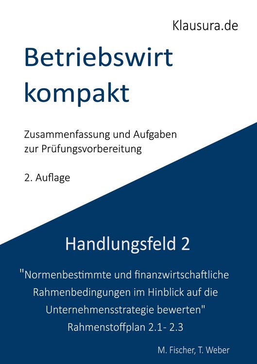 Produktbild: Betriebswirt kompakt Handlungsfeld 2.1-2.3
