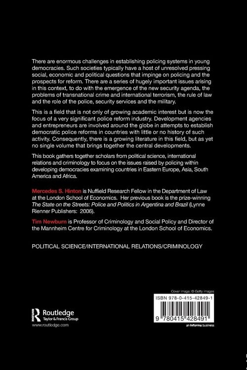 Produktbild: Policing Developing Democracies