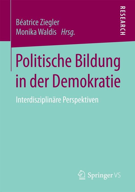 Produktbild: Politische Bildung in der Demokratie