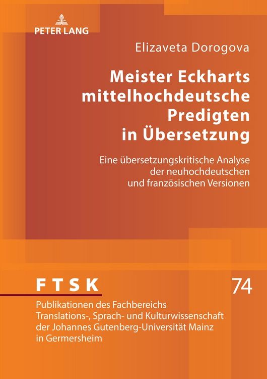 Produktbild: Meister Eckharts mittelhochdeutsche Predigten in &Uuml;bersetzung