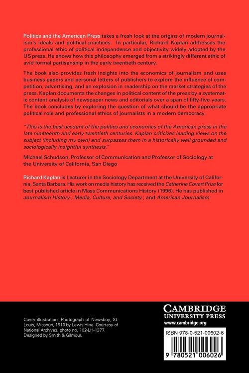 Produktbild: Politics and the American Press
