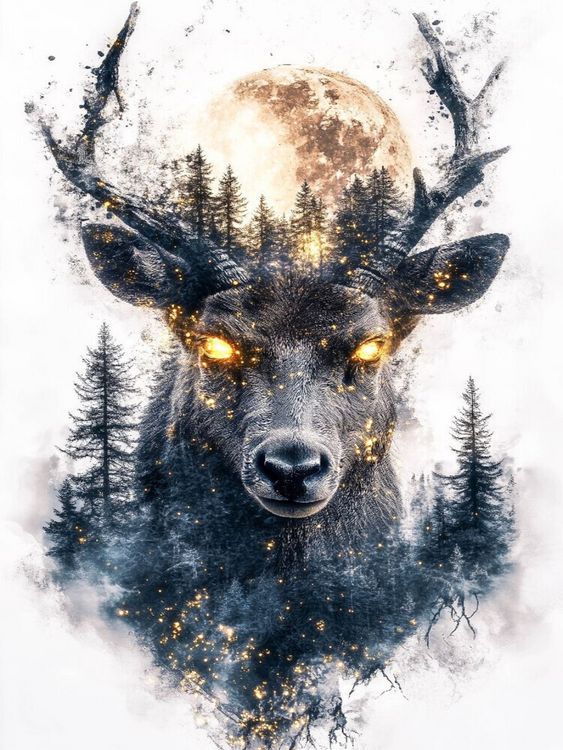Produktbild: CALVENDO Puzzle Hirsch | 1000 Teile Lege-Gr&ouml;&szlig;e 64x48cm Foto-Puzzle f&uuml;r gl&uuml;ckliche Stunden