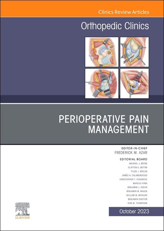 Produktbild: Perioperative Pain Management, an Issue of Orthopedic Clinics