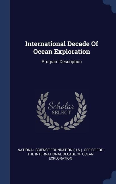 Produktbild: International Decade Of Ocean Exploration