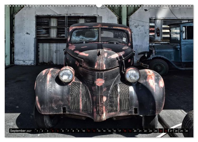 Produktbild: Florida Junk Cars (hochwertiger Premium Wandkalender 2027 DIN A2 quer), Kunstdruck in Hochglanz