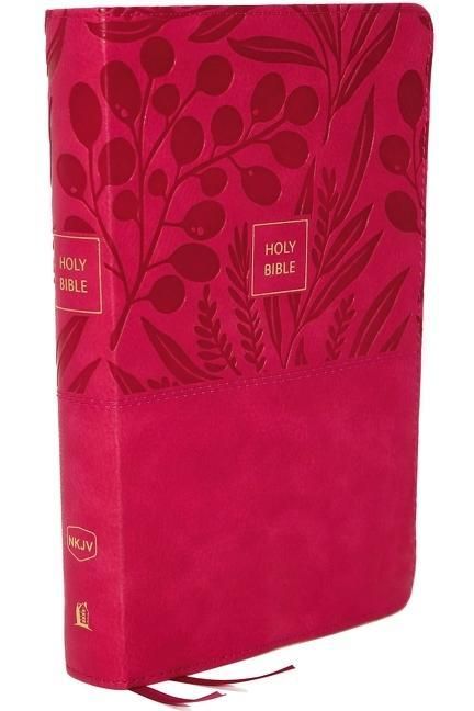 Produktbild: NKJV, End-of-Verse Reference Bible, Personal Size Large Print, Leathersoft, Pink, Red Letter, Comfort Print
