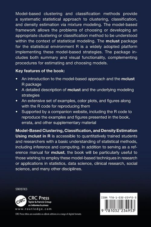 Produktbild: Model-Based Clustering, Classification, and Density Estimation Using mclust in R