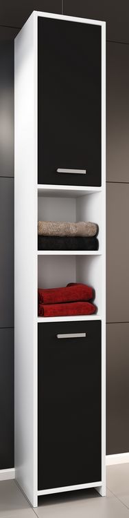 Produktbild: Holz Badm&ouml;bel Bad Hochschrank Badschrank Zalo