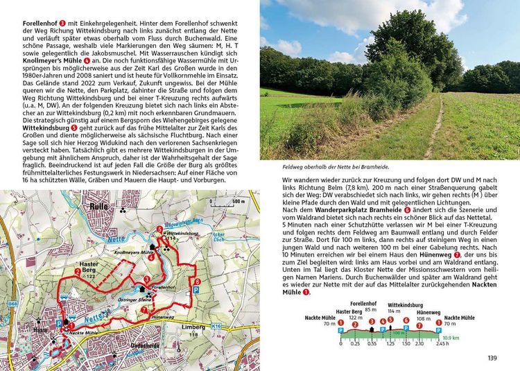 Produktbild: ROTHER Wanderf&uuml;hrer Rund um Osnabr&uuml;ck