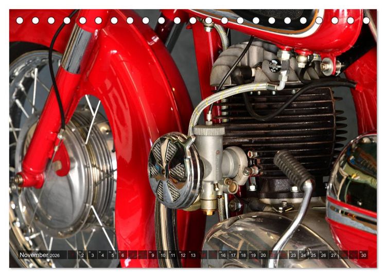 Produktbild: Puch 250 SGS Motorrad - Oldie aus &Ouml;sterreich (Tischkalender 2026 DIN A5 quer), CALVENDO Monatskalender
